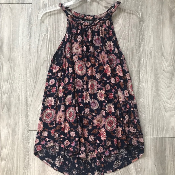 Lucky Brand Tops - Lucky Brand Floral Patterned Medium Halter Tank
